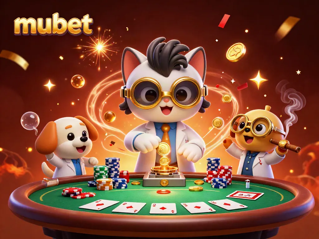 Experience exhilarating gaming with mubet in this dynamic casino scene full of energy and excitement.