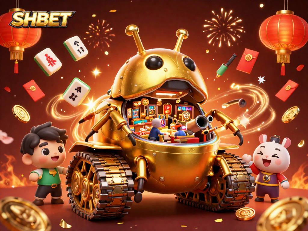 Engage with SHBET in an exciting casino adventure featuring vibrant games and dynamic celebrations.