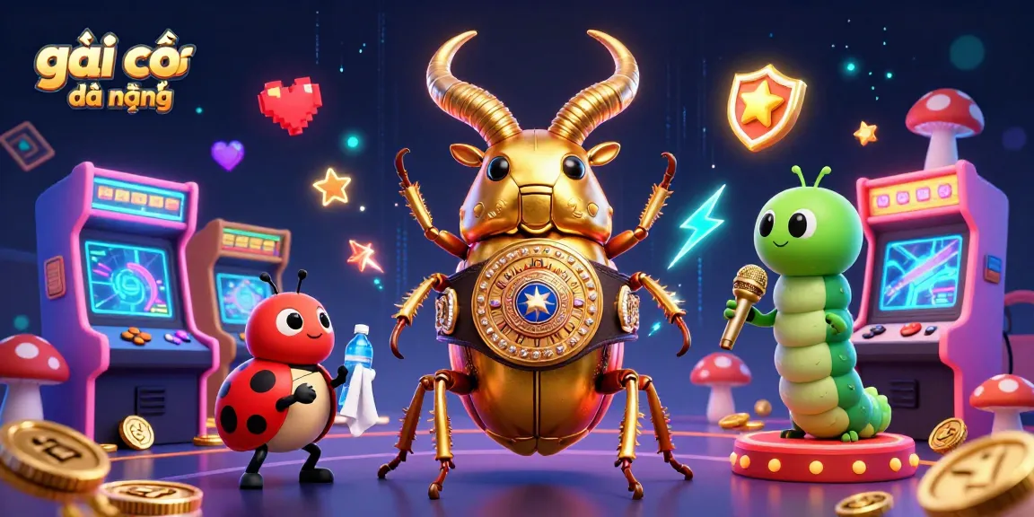 Experience girls calling in Da Nang with a dynamic 3D casino illustration featuring unique characters.