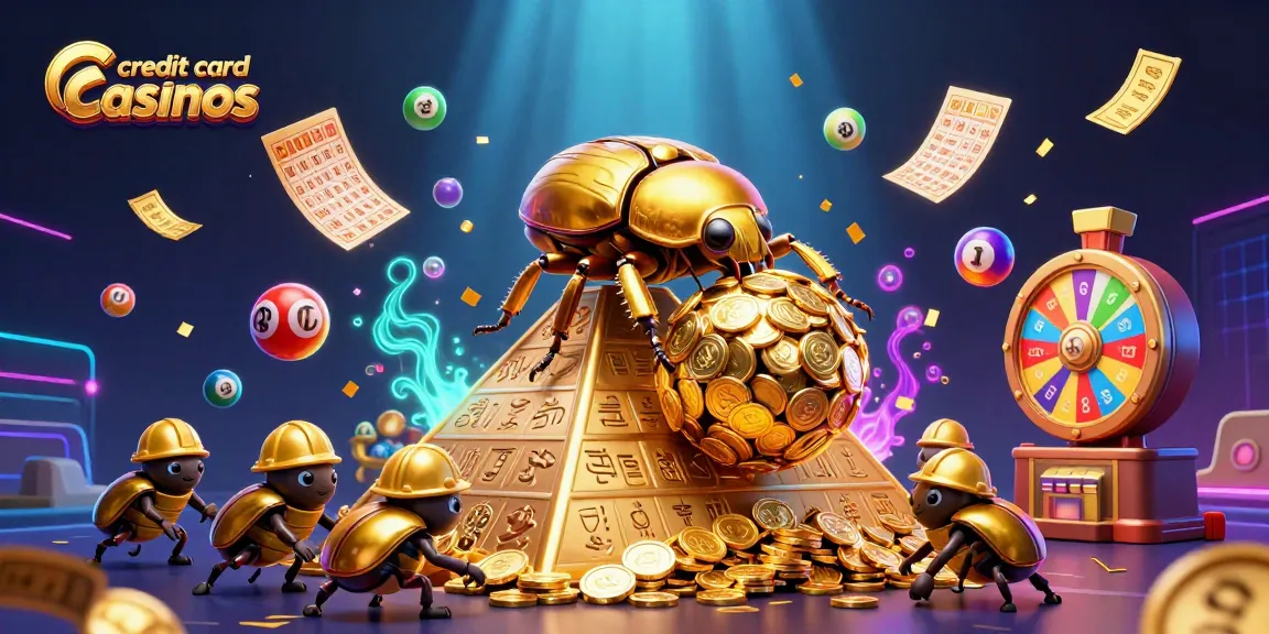 Engage in thrilling gameplay at credit card casinos featuring vibrant lottery elements.